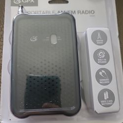 GPX R055B Portable AM/FM Radio GPXR055B