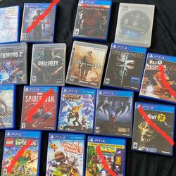 PS4 Games/PS3 Games