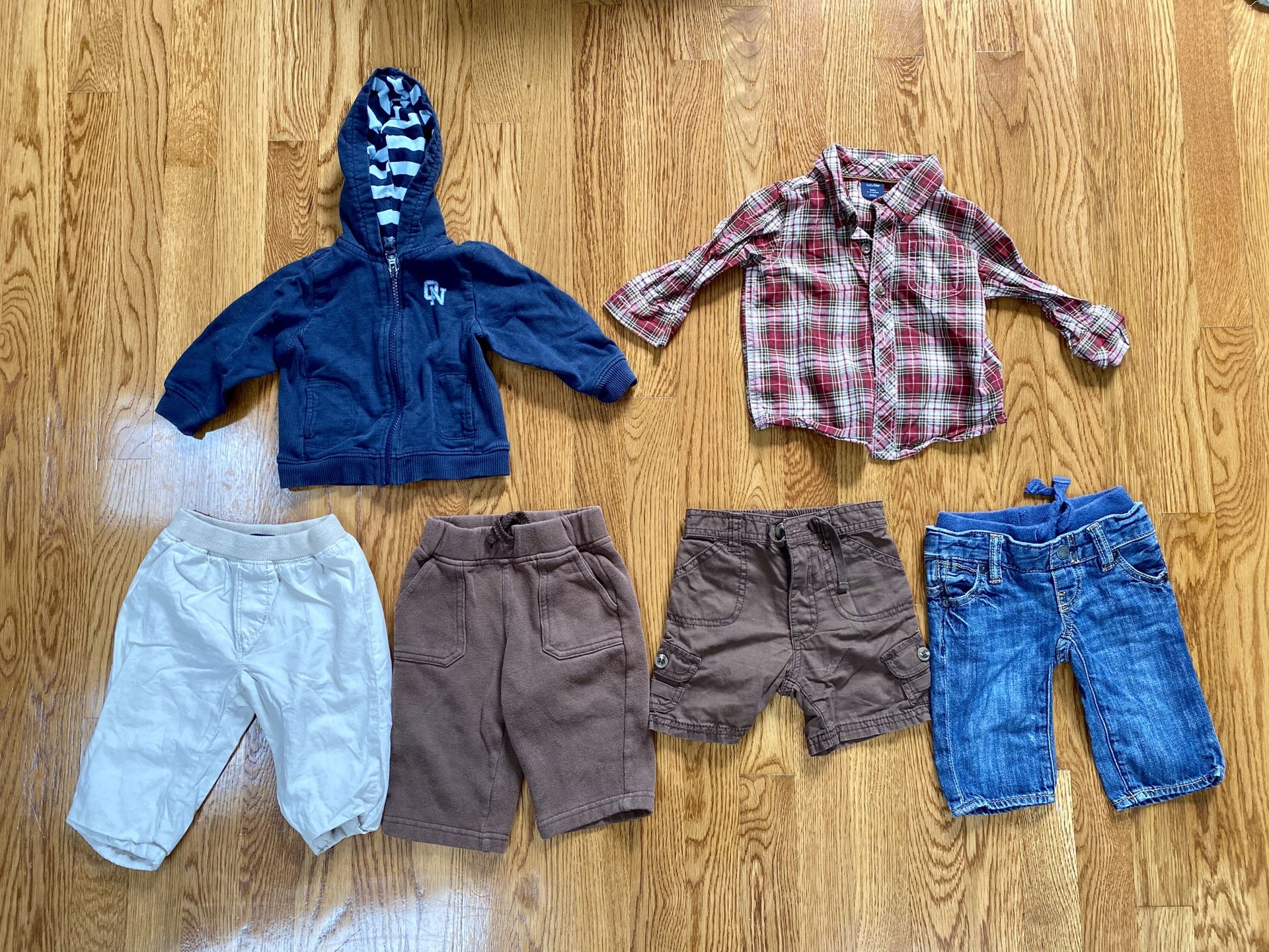 6-12 Month Baby Clothes (Pick 6)
