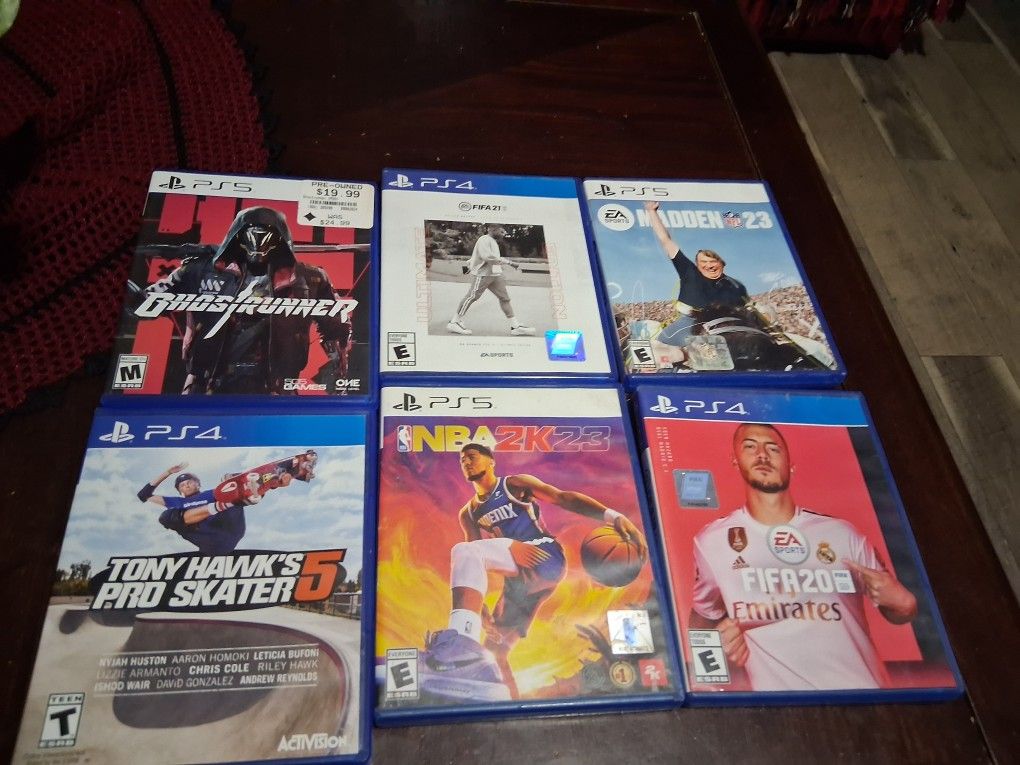 Ps5 And Ps4 Games
