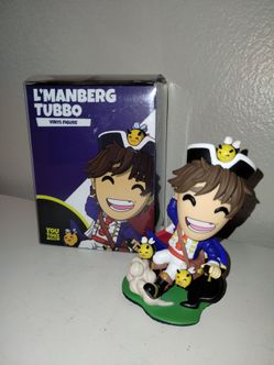 Youtooz L'Manberg Tubbo Vinyl Figure Dream SMP Series 100% Authentic