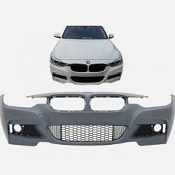 Front Bumper for BMW 3 Series F30 F31 11-19 M-Tech without Fog Lights