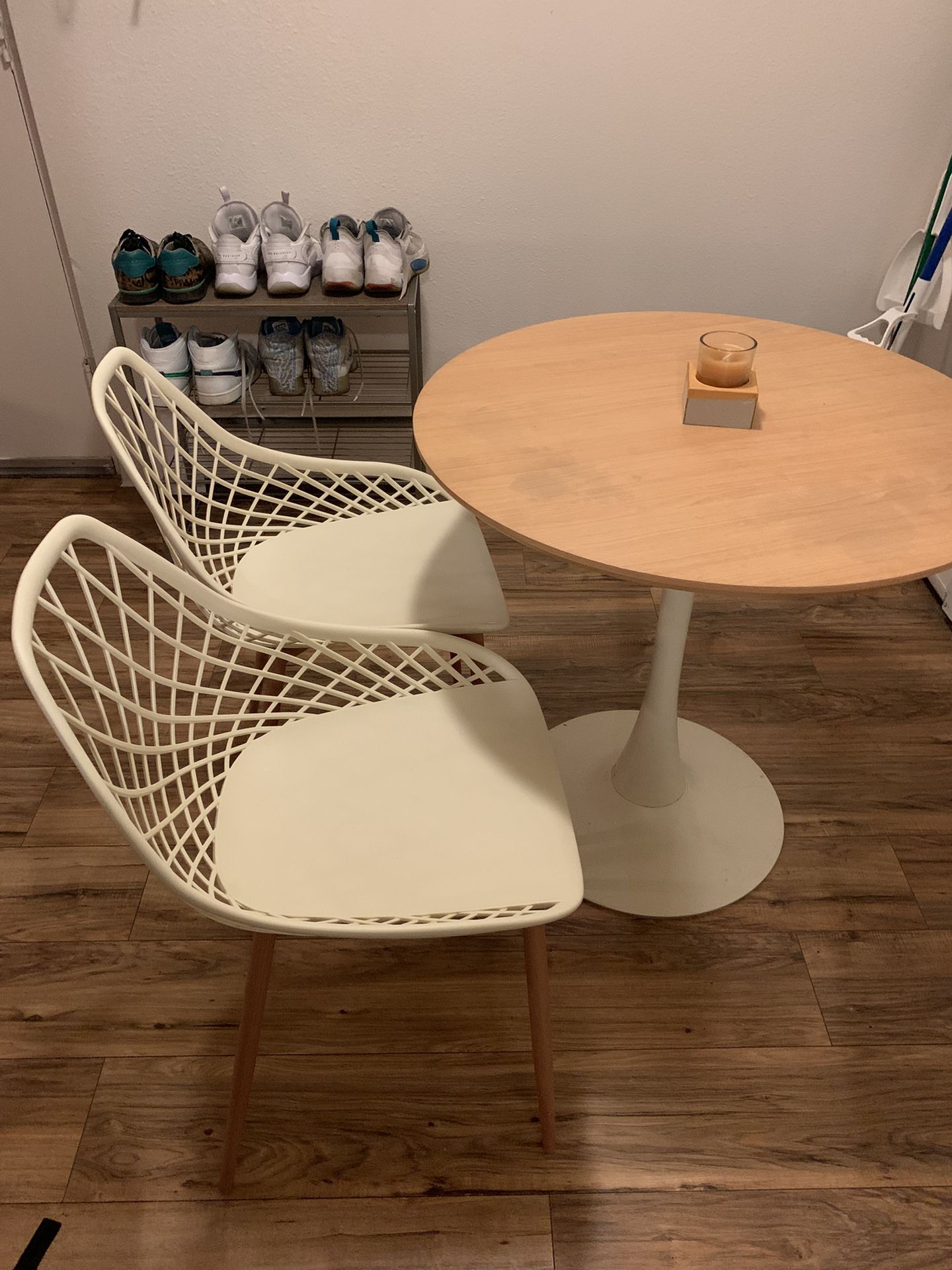 Small Dining Table & 2 Chairs