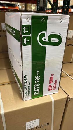 Cat6 POE++ UTP Ethernet Cable 1000ft
