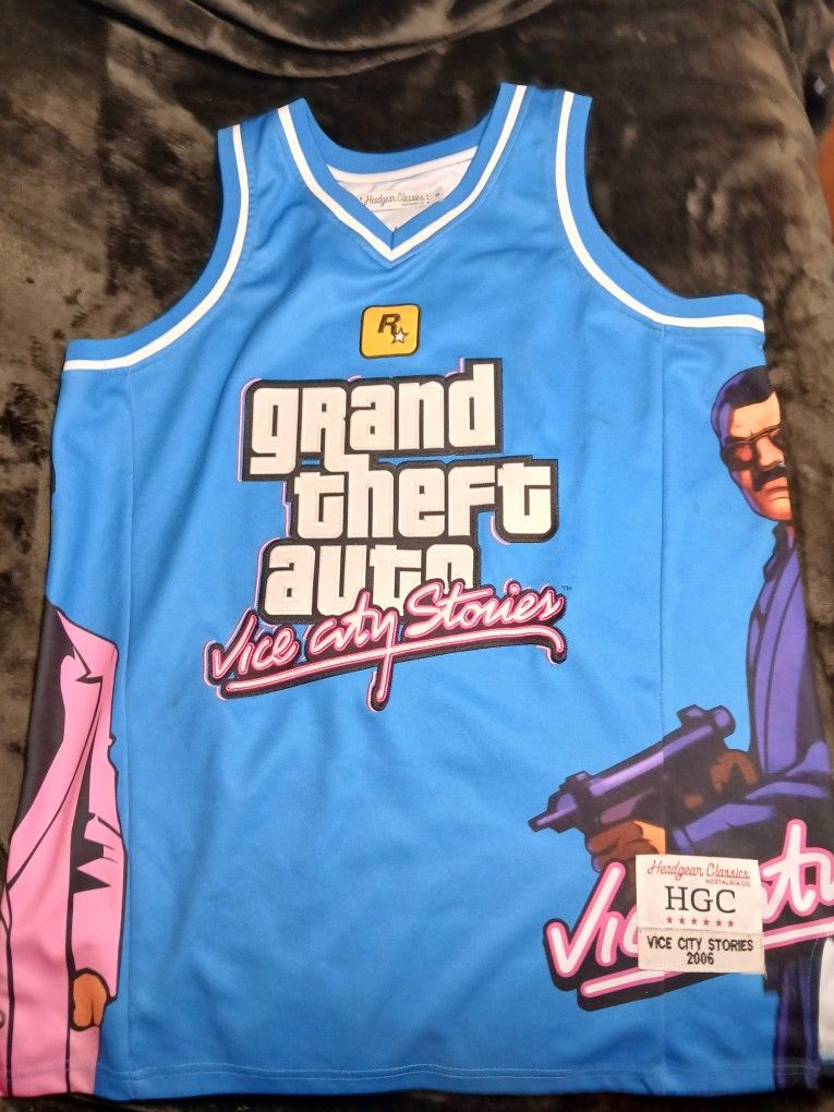 Grand Theft Auto Vice City Headgear Classics Basteball Jersey
