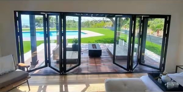 Aluminum Accordion Door - Vinyl Sliding doors & Windows