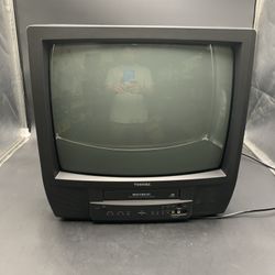 Toshiba vhs vintage tv