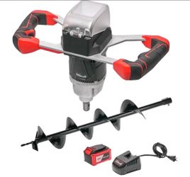 🪴🌲🪴🌲20V Cordless Electric Auger Post Hole Digger, Earth Auger with 6" Bit, Tree Planting🌲🪴🌲🪴