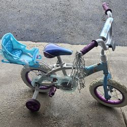 Girls Frozen Themed 12" Bike