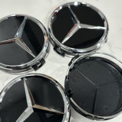 Mercedes Benz Center Caps 75mm 