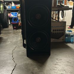 12 Inch Woofer Box SPEAKERS NOT INCLUDED 