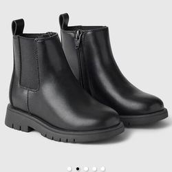 BabyGAP Toddler Girl’s Black Chelsea Boots, Size 5