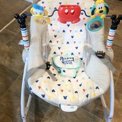 Infant Vibrating/Stationary Mickey Mouse Rocker