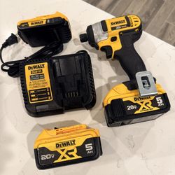 Dewalt 20v Impact Battery XR Kit 