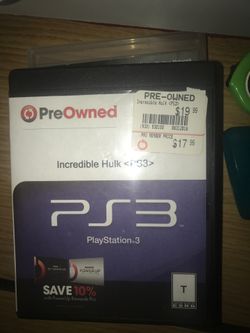 Incredible Hulk Ps3