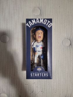 Dodgers starter series Yoshinobu Yamamoto bobblehead extra trade!