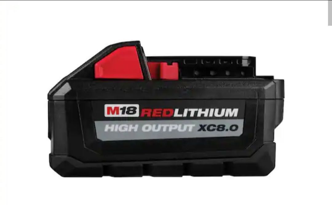 Milwaukee M18 18-Volt Lithium-Ion HIGH OUTPUT XC 8.0 Ah Battery