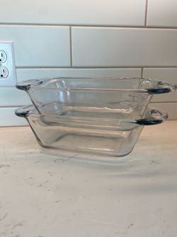 Set of 2 Anchor Hocking Bread Pans
