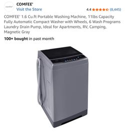 Comfee 1.6 Cu. Ft. Portable Washing Machine Excellent Condition