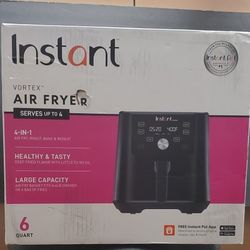 New Instant Pot Vortex 6qt. 4- In- 1 Air Fryer Oven