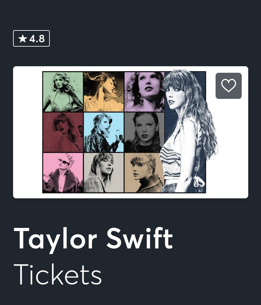 1xTaylor Swift Ticket (Detroit)