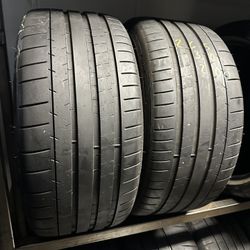 PAIR OF TIRE 265 30 20 MICHELIN 85% LIFE