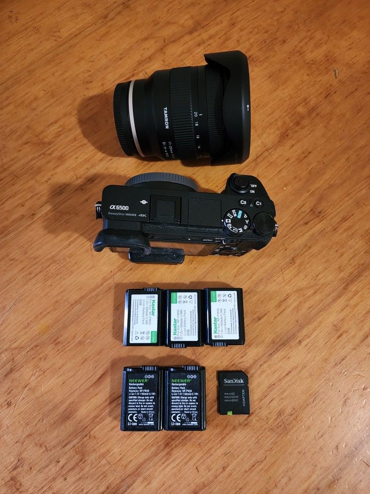 A6500 with 17 - 35mm 2.8 Lens