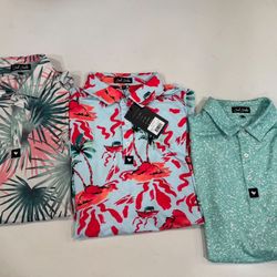 Bad Birdie Polo Golf Shirts M