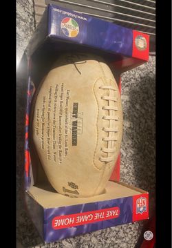 Kurt Warner MVP Commemorative Football & 2 Kurt Warner McFarlane  Figures