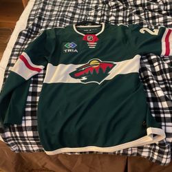 Minnesota Wild Authentic Jersey! Marc Andre Flurry !