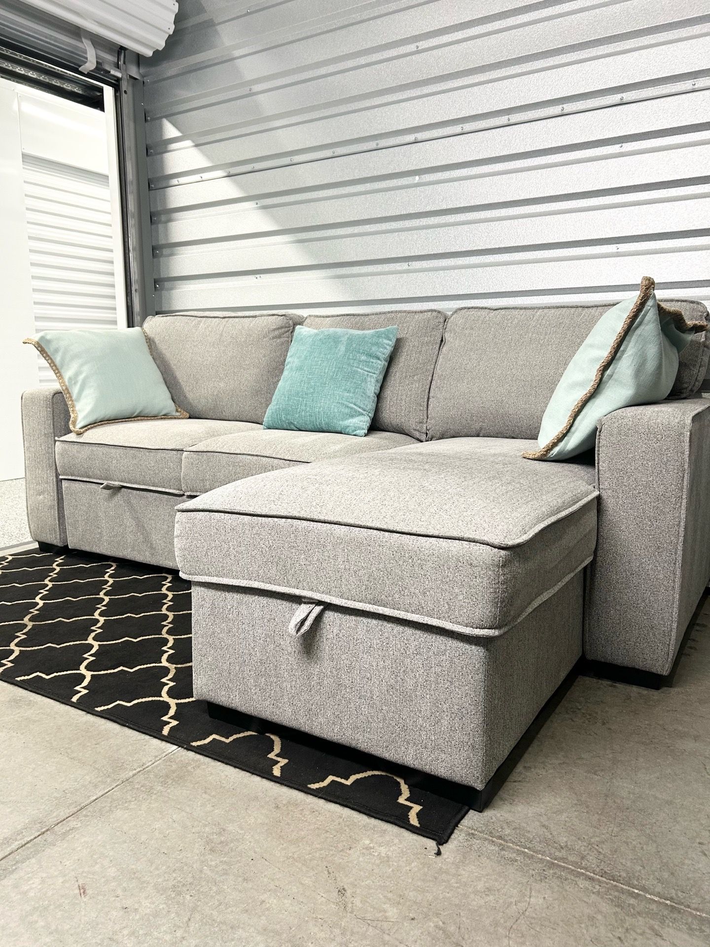 Sleeper Sectional Couch (Free Delivery)