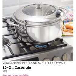 Olla  10 Qts Vida Sana Princess House 