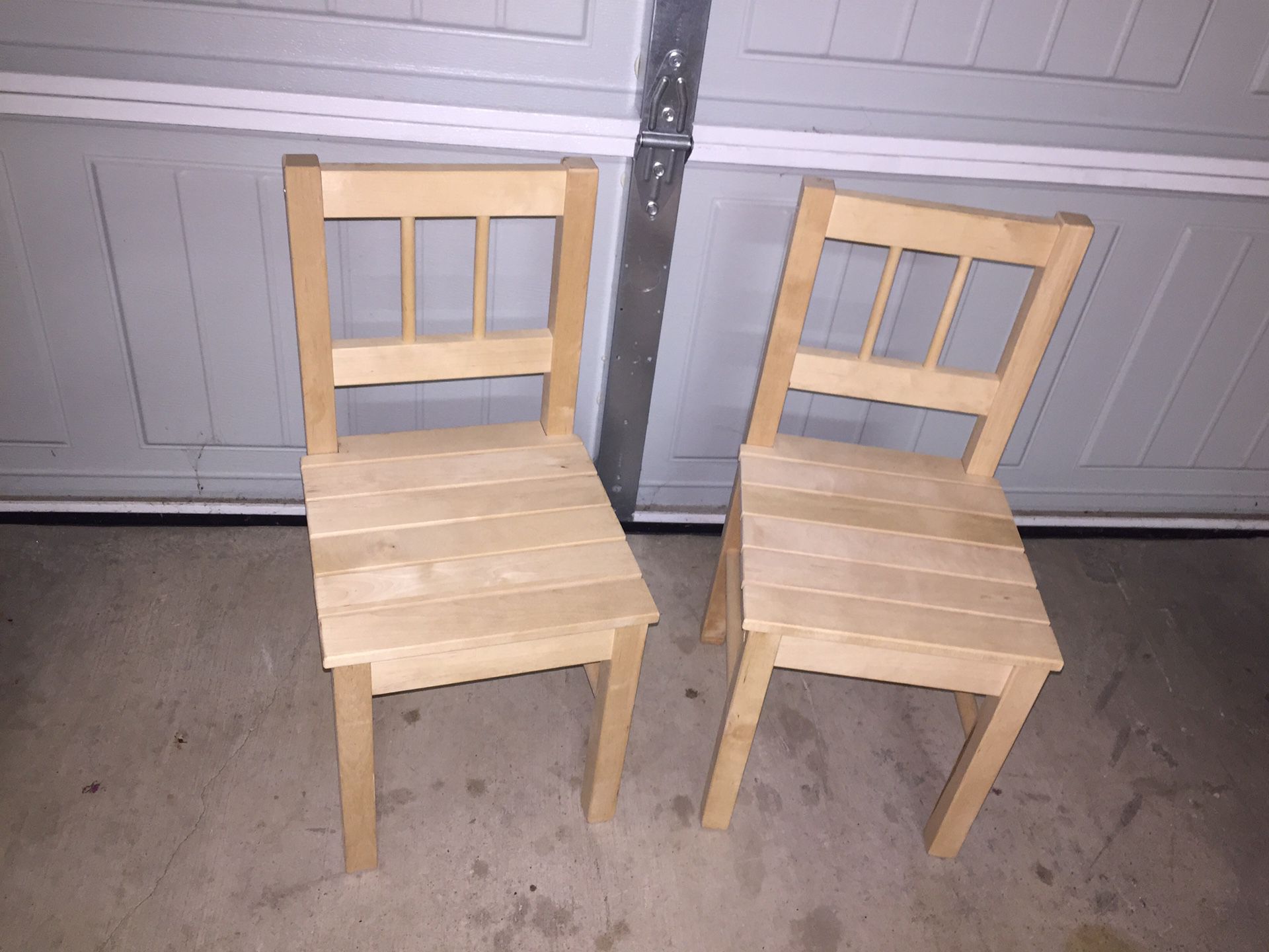 Sturdy Wooden Kids Chairs