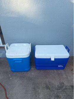 Igloo coolers $35 each/cada uno
