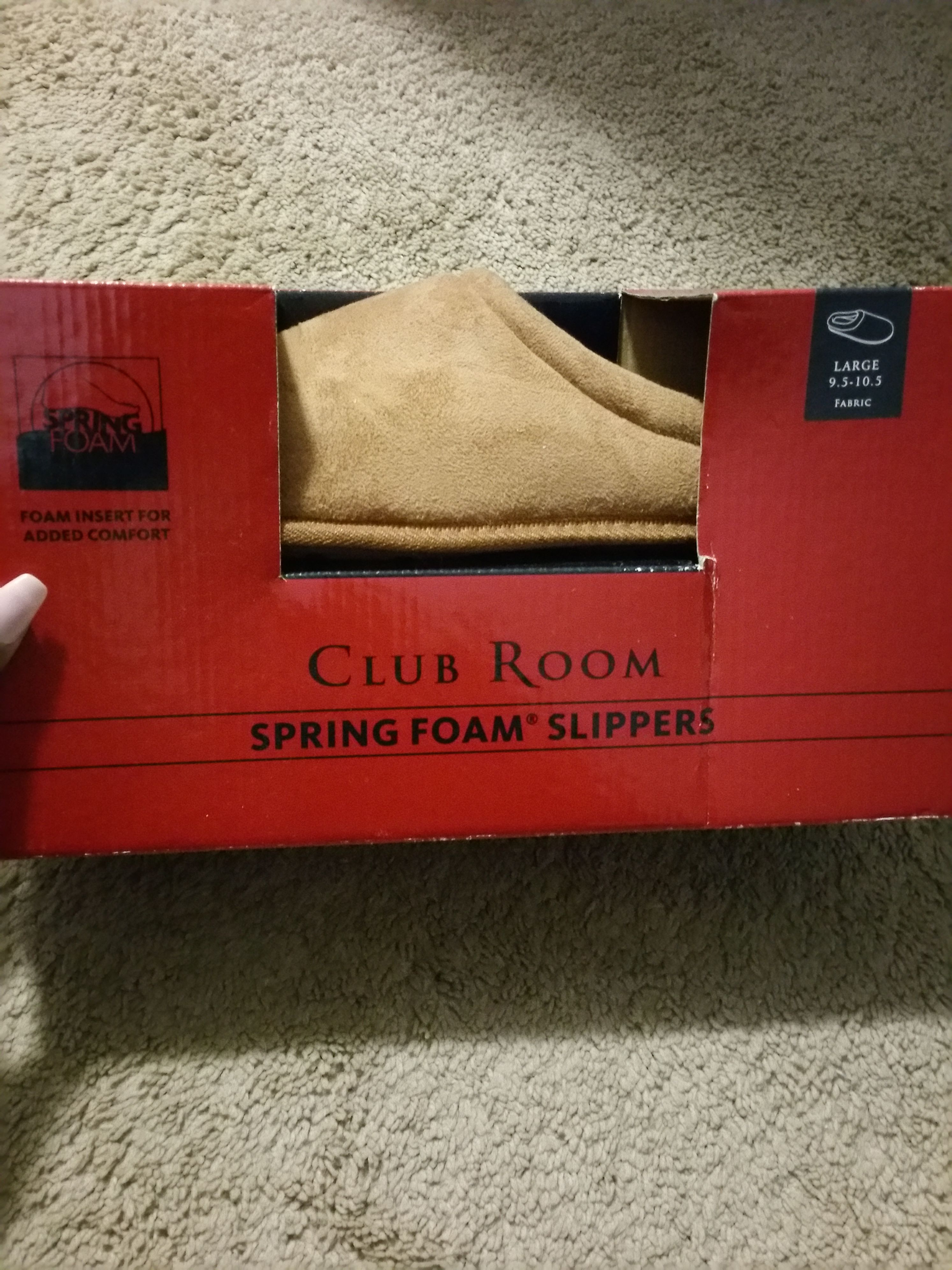 Brand New (UNWORN) Men's Club Room Slippers