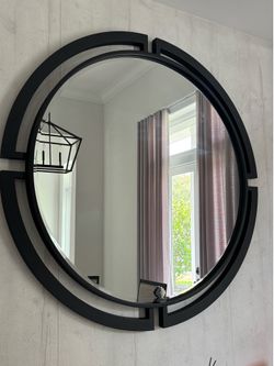Large wall mirror