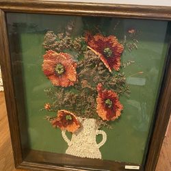 Shadowbox Flower Picture