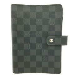 Louis Vuitton Authentic Damier Graphite Agenda MM Notebook Diary Cover 11590