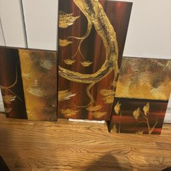 3 Cohesive Paintings 