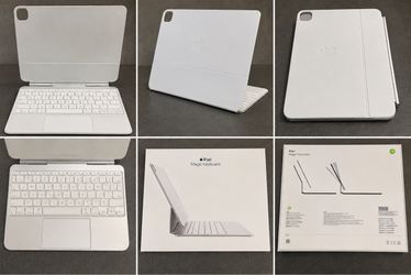 Apple Magic Keyboard for iPad Pro 11-inch M4 – Like New – White