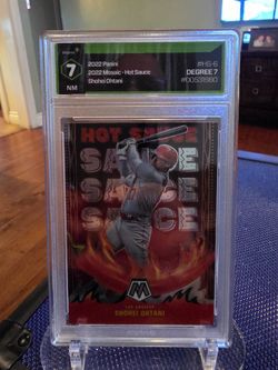 2022 Panini Mosaic Shohei Ohtani Hot Sauce Graded Card