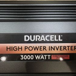 Duracell 3000 Watt High Power Inverter Brand New 
