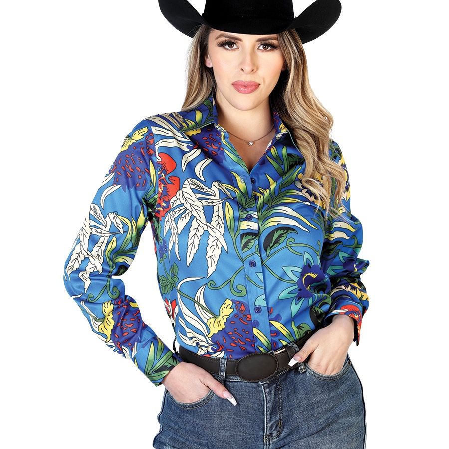 Woman Cowgirl Blouse El Señor De Los Cielos Brand- Blusa De Dama Vaquera Marca El Señor De Los Cielos