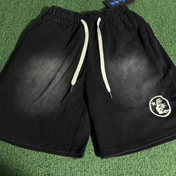 Hellstar Washed Black Shorts 1:1