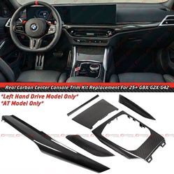 25-26 BMW G8X Carbon Fiber Dashboard Interior Console Trims