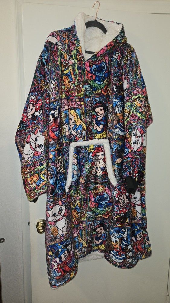 Stained Glass Disney Blanket Robe