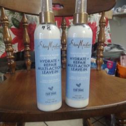 Dos Hidratantes + Repara  De Cabello Shea Moisture Por Solo $16