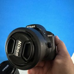 Nikon d3400 With Kit Lenses AND Prime Lens