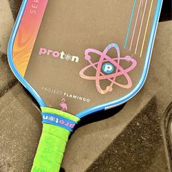 Proton Series 3 Project Flamingo Pickleball Paddle Elongated 15mm  8.4oz