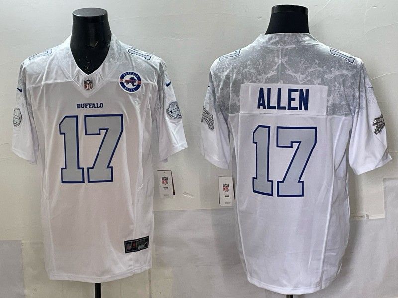 2025 Men's #17 Josh Allen Rivalry Series Stitched Jersey